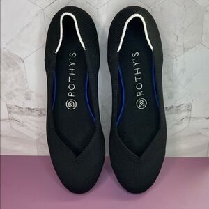Rothy's Black Flats Size 9